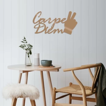 Image of Carpediem 2 - Copper Copper Decorative Metal Wall Accessory