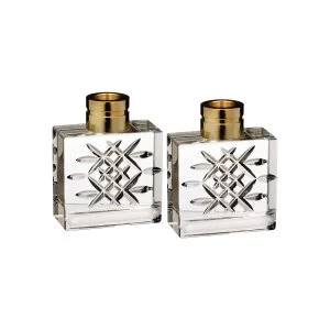 Image of Waterford Lismore Short Stories Revolution Candlestick Set