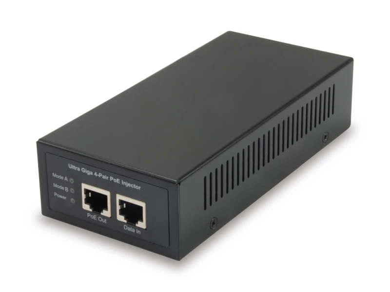 Image of LevelOne Gigabit PoE Injector. 60W. 802.3at/af PoE