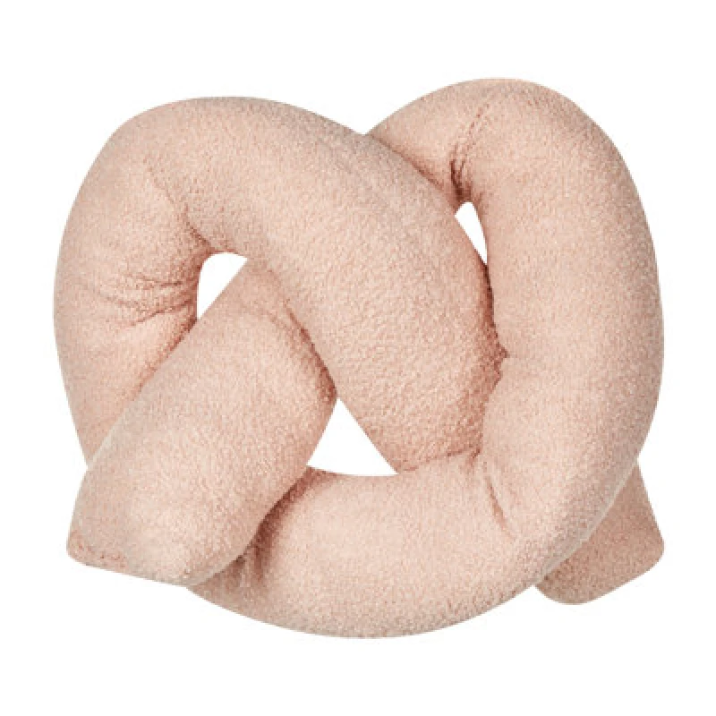 Image of Beliani Throw Cushion Gladiolus Boucle 172 X 14cm Pink Solid