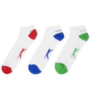 Image of Slazenger 5 Pack Trainer Socks Mens - Bright Asst
