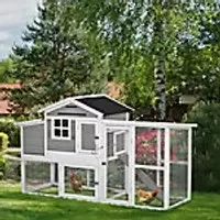 Image of PawHut Chicken Coop D51-291GY