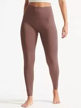 Image of Superdry Train High Waisted Legging -brown, Brown, Size 10, Women