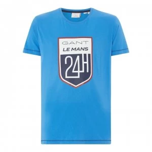 Image of Gant Le Mans T Shirt - Blue 424