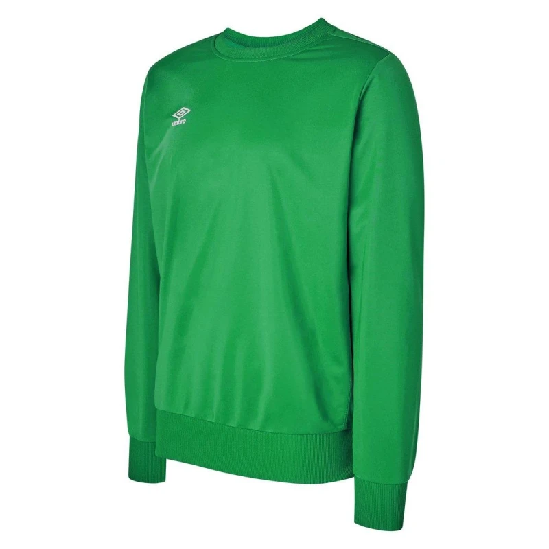 Image of Umbro Umbro Men Polyester Sweatshirt in Emerald Size: Small Emerald S Male 5063652074688