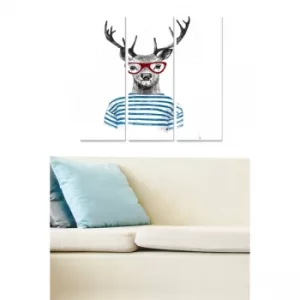 Image of MDF394152055 Multicolor Decorative MDF Painting (3 Pieces)