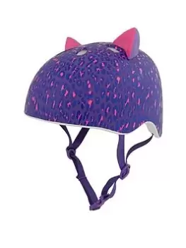 Image of Krash Leopard Kitty Youth Cycle Helmet 54-58Cms 8+ With Fit System
