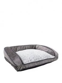 Image of Rosewood Grey Luxury Plush Sofa 84Cm - Medium