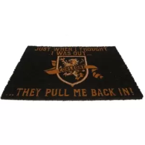 Image of The Godfather Crest Door Mat (One Size) (Black/Brown)