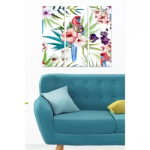 Image of MDF6912654 Multicolor Decorative MDF Painting (3 Pieces)
