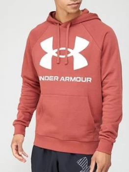 Image of Urban Armor Gear Rival Fleece Big Logo Hoodie - Red/White Size M Men