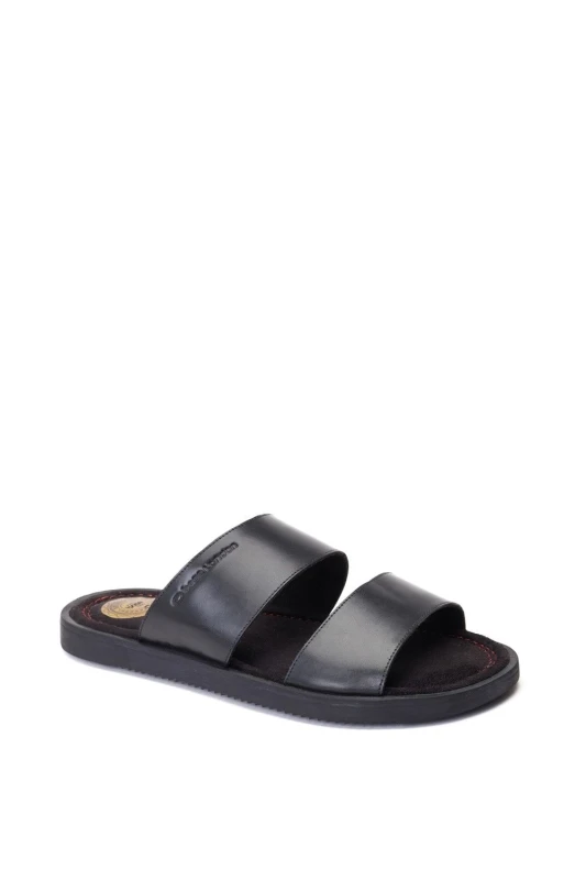 Image of Base London Base London Men Maven Slider in Black Size: 8 Black 8 Male 5038538356943