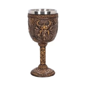 Image of Odin God of Wisdom and War Goblet