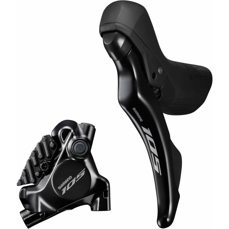 Image of Shimano 12-Speed Hydraulic Brake and Shifter Set 170mm - Black One Size