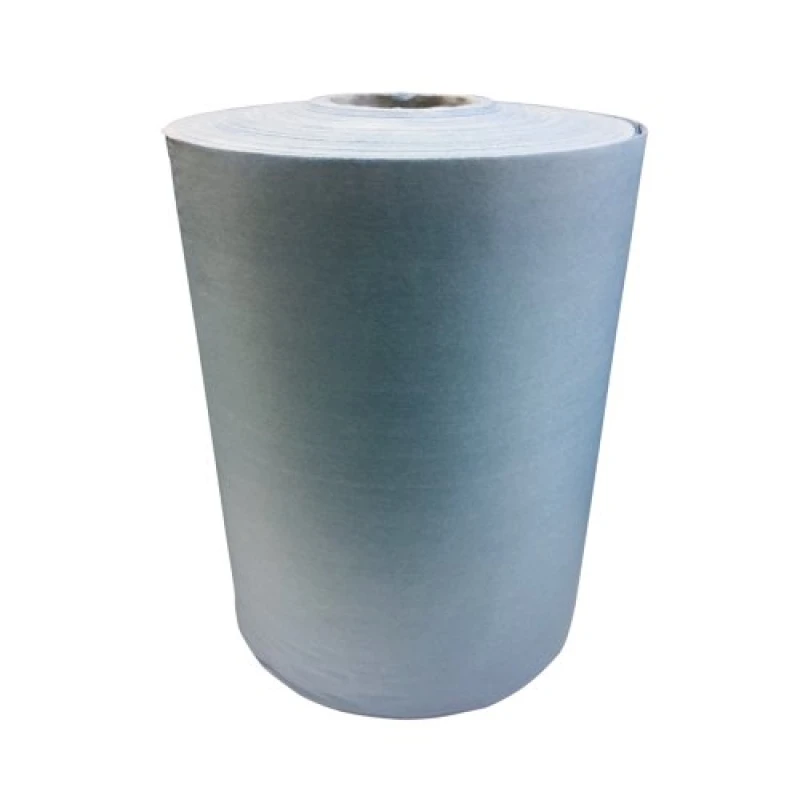 Image of Go Wipe Hydrospun Strong Cloth Roll 300mmx120m Blue (2 Pack) F03SUBE037