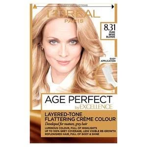 Image of Excellence Age Perfect 8.31 Pure Beige Blonde Hair Dye Blonde