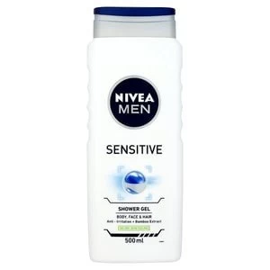 Image of Nivea For Men Shower Gel Sensitive 500ml