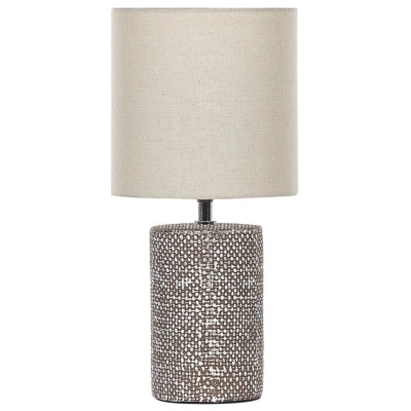 Image of Beliani Table Lamp Ider Ceramic Brown