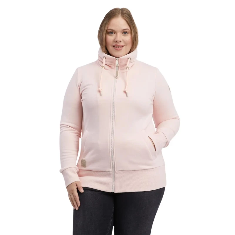 Image of Ragwear Womens zipped fleece Ragwear Rylie Plus Rose Female 46
