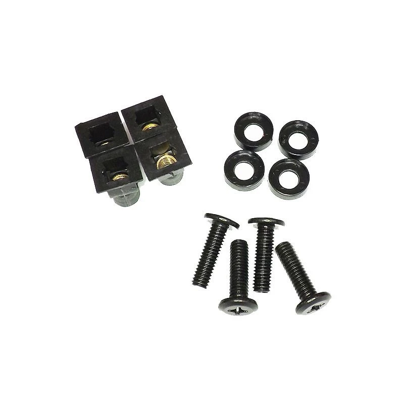 Image of FDL PUSH-FIT 19" RACK CAPTURED CAGE NUTS & BOLTS - 50 PACK