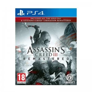 Image of Assassins Creed 3 Remastered PS4 Game