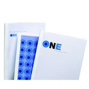 Image of GBC A4 Clear Silk Thermal Binding Cover 35mm Pack of 50 IB370120