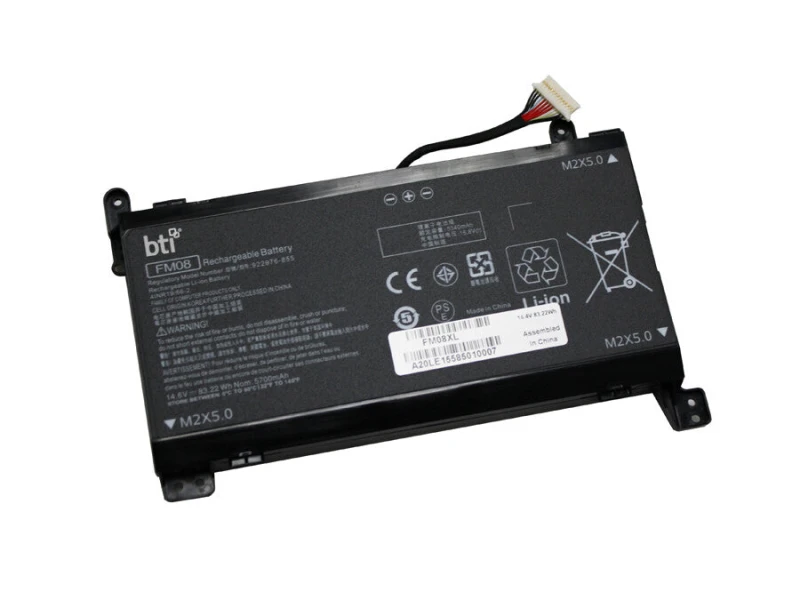 Image of BTI HSTNN-LB8A compatible 83Wh 8-cell battery for HP Omen 17