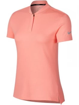 Image of Nike Golf Short Sleeve Blade Polo Hot Pink