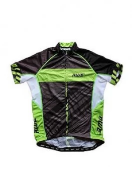 Image of Awe Cycling Jersey Green/Black Large