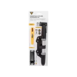 Image of Topeak Topeak Essential Kit 3 in 1 (Pump / Tyre Levers / Multi Tool) - Black