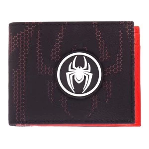 Image of MARVEL COMICS Spider-man Miles Morales Logo Bi-fold Wallet