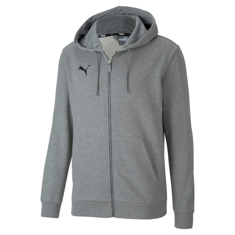 Image of Puma TeamGOAL 23 Casuals Hooded Jacket Grey male S