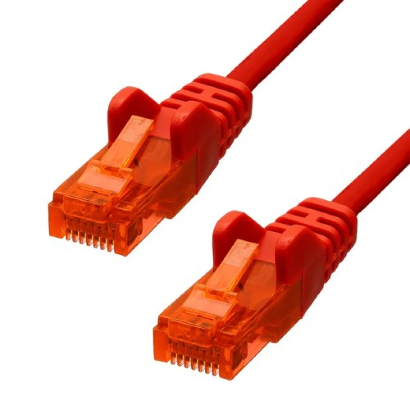 Image of ProXtend CAT6 U/UTP CCA PVC Ethernet Cable Red 7M