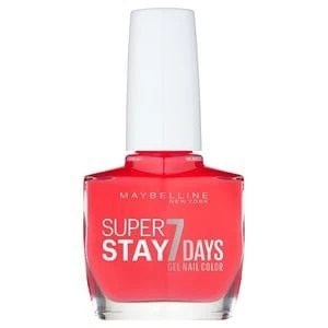 Image of Maybelline Forever Strong Gel 490 Hot Salsa Nail Polish 10ml