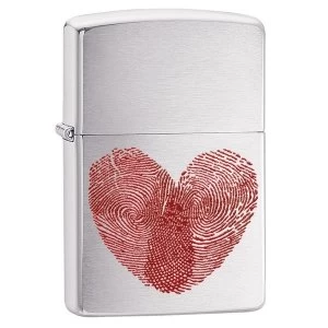 Image of Zippo Heart Thumbprints Windproof Lighter