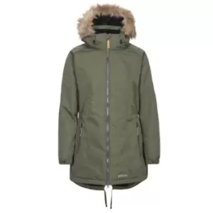 Image of Trespass Womens/Ladies Celebrity Insulated Longer Length Parka Jacket (M) (Moss)