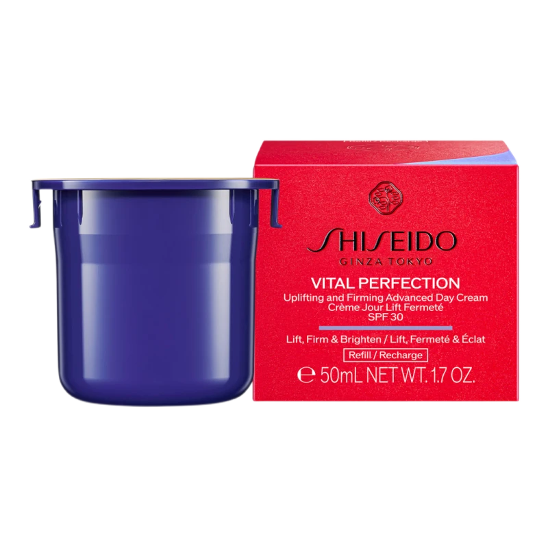 Image of Shiseido Vital Perfection Uplifting and Firming Advanced Day Cream SPF30 Refill 50ml
