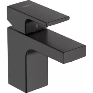 Image of Hansgrohe Vernis Shape Taps Matt Cloakroom Basin Mixer in Black Brass