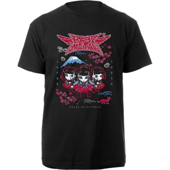 Image of Babymetal - Pixel Tokyo Unisex Small T-Shirt - Black