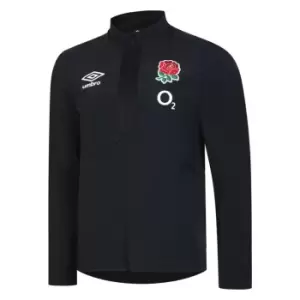 Image of Umbro England Rugby Anthem Jacket Adults - Black