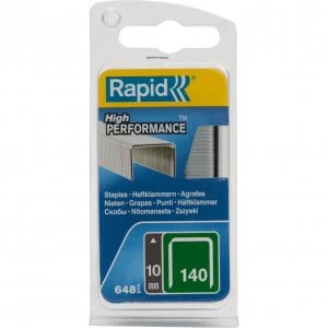 Image of Rapid Type 140 Galvanised Staples 10mm Pack of 650