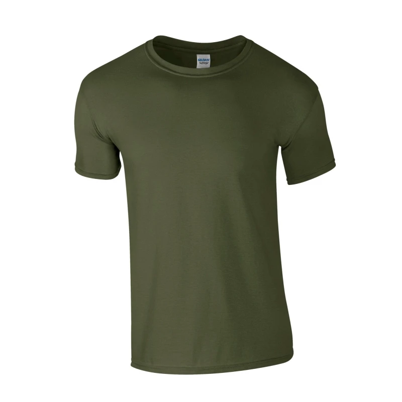 Image of Gildan Mens Softstyle Heather T-Shirt in Green Size: Small Green Male S
