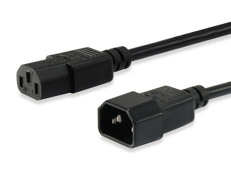 Image of Equip High Quality Power Cord. C13 to C14. 1.8m