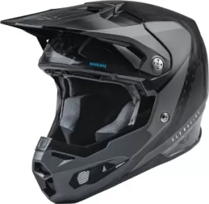 Image of FLY Racing Formula Carbon Prime Motocross Helmet, black-grey Size M black-grey, Size M