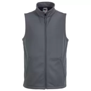 Image of Russell Mens Smart Softshell Gilet Jacket (M) (Convoy Grey)