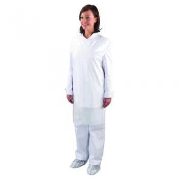 Image of Shield Disposable Aprons on a Roll White Pack of 1000 A2WR