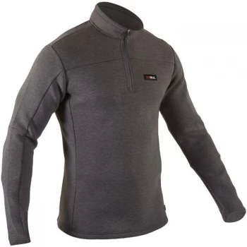 Image of Gul Airotherm quarter Zip Top - GREY/BROWN
