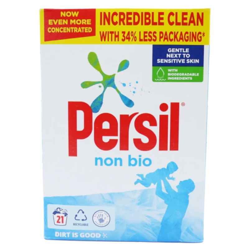 Image of Persil Non-Bio Washing Powder 21 washes - 1 05 kg PE422006