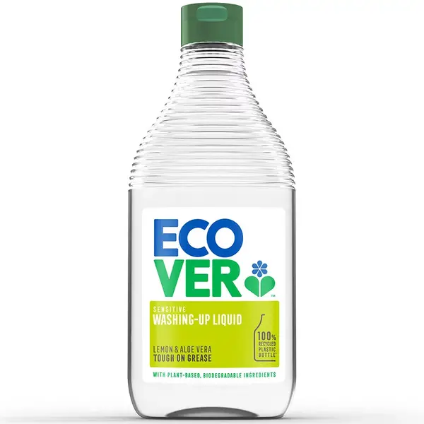 Image of Ecover Washing Up Liquid lemon & Aloe Vera 500ml 2x Pcs