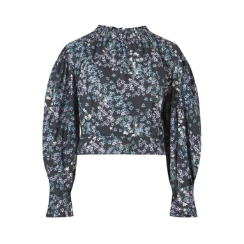 Image of AllSaints Luna Asgard Top - Black